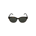 Saint Laurent Round Frame Acetate Sunglasses — Brown