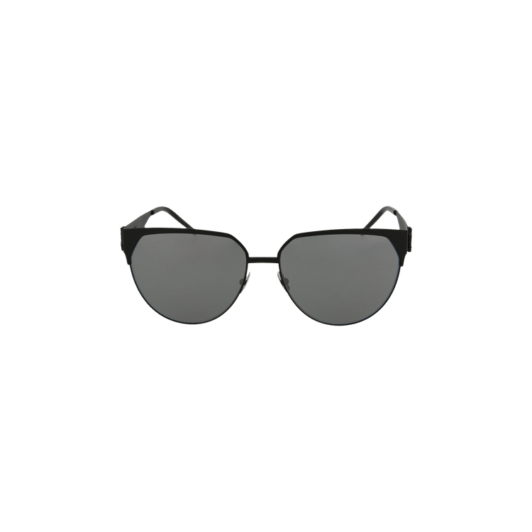 Saint Laurent Cat Eye Metal Sunglasses — Black
