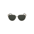 Saint Laurent Cat Eye Metal Sunglasses — Silver