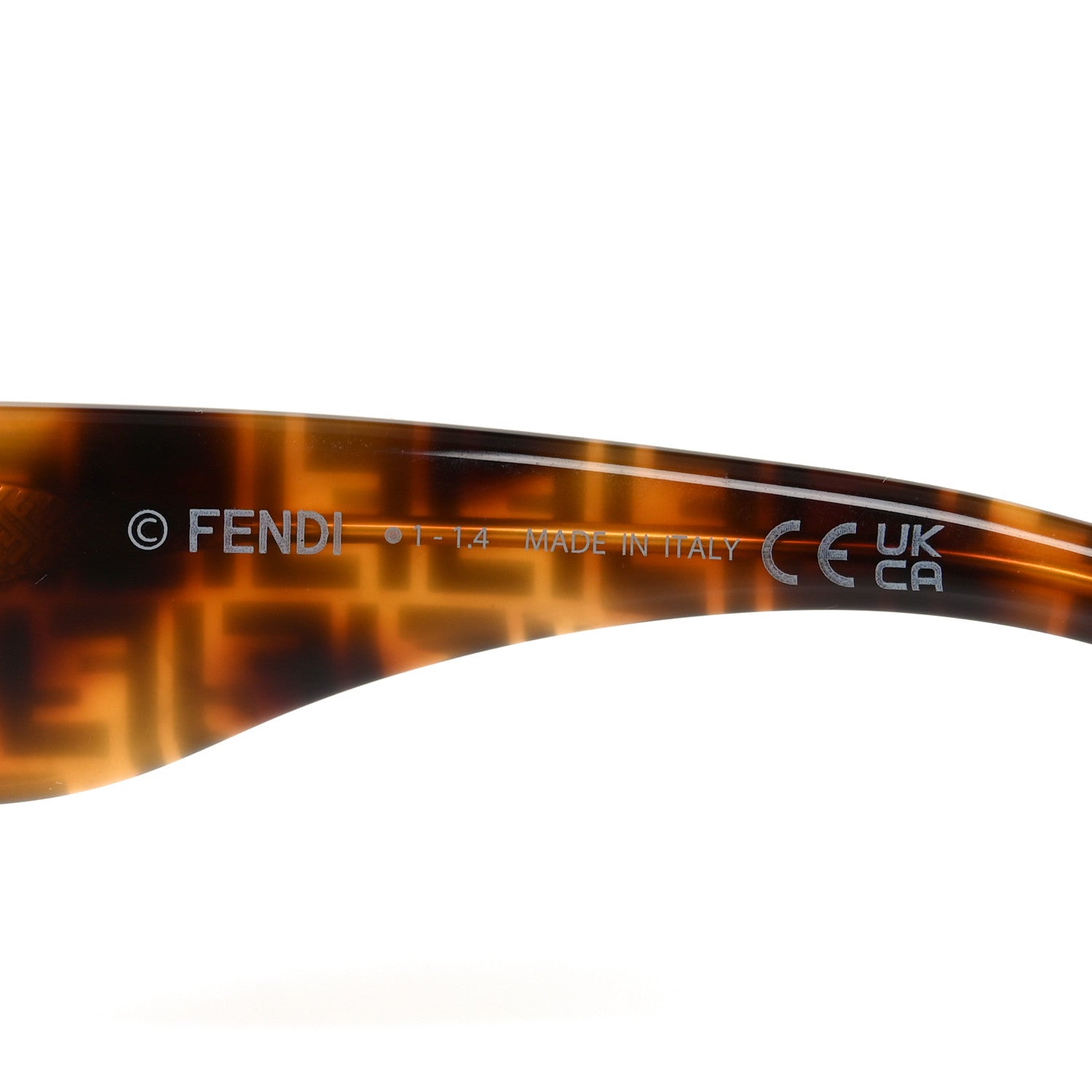 Fendi Oval Sunglasses — Havana