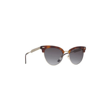 Gucci Clubmaster Tortoiseshell Sunglasses — Brown