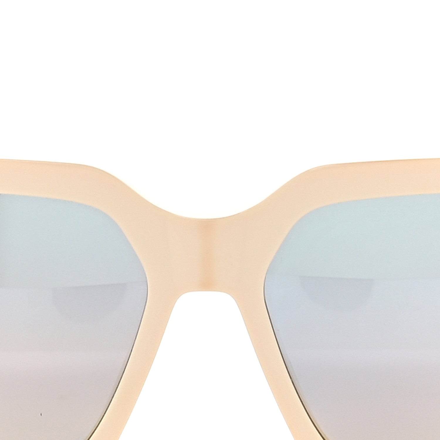 Dior Square Sunglasses — Ivory