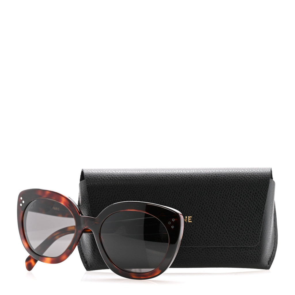 Celine Square Sunglasses — Tortoise