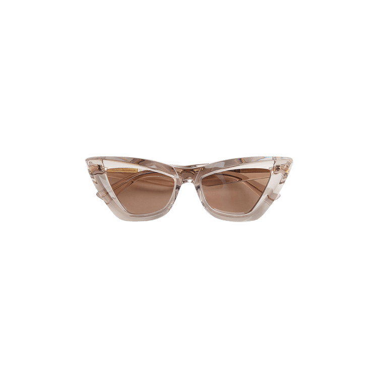 Bottega Veneta Angle Sunglasses — Tan