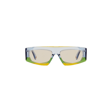 Jacquemus Les Lunettes Yauco Rectangular Sunglasses — Blue
