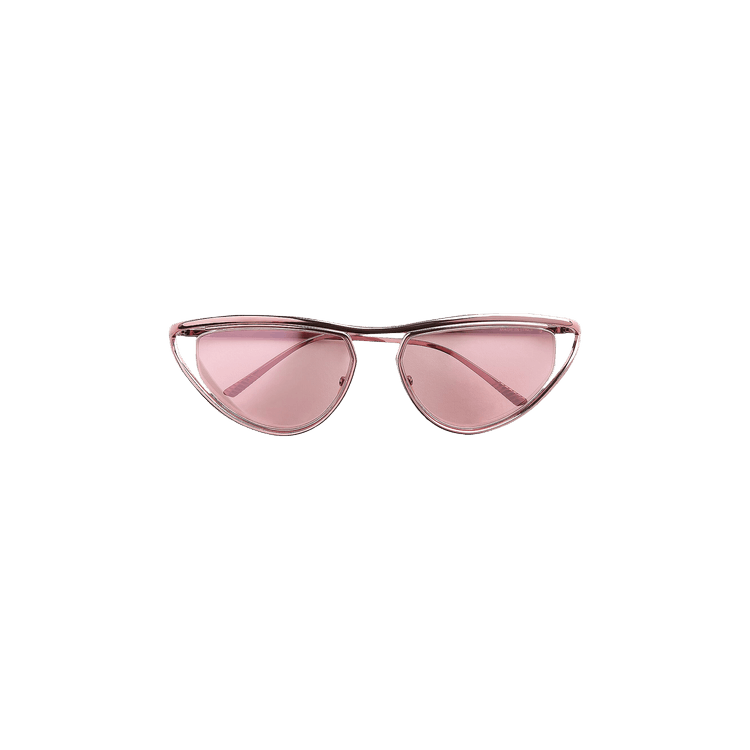 Bottega Veneta Outline Sunglasses — Pink