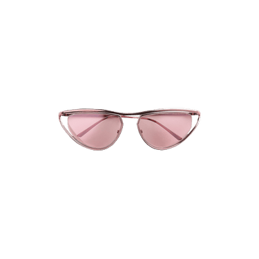 Bottega Veneta Outline Sunglasses — Pink
