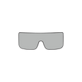 Rick Owens Documenta Sunglasses — Black