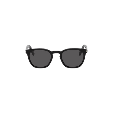 Saint Laurent Classic SL 28 Round Sunglasses — Black