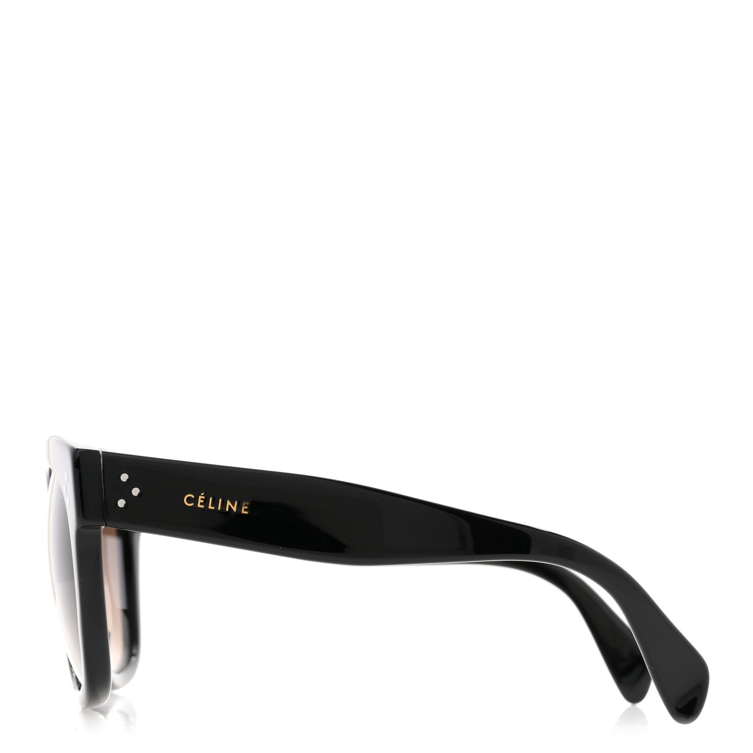 Celine Square Sunglasses — Black