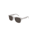 Saint Laurent Square Rectangle Sunglasses — White