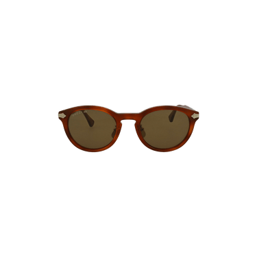 Gucci Round Acetate Sunglasses — Brown