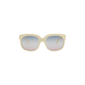 Gucci Square Acetate Sunglasses — White