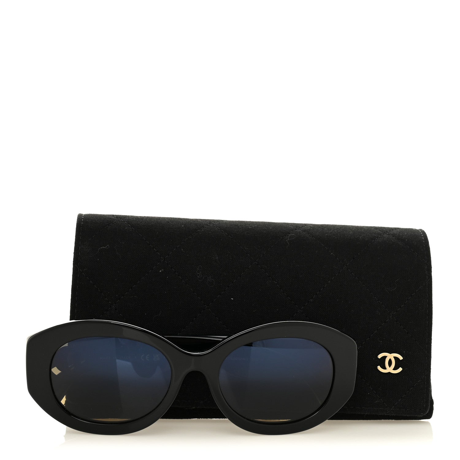 Chanel Square Sunglasses — Black 5528-A