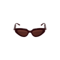 Balenciaga Inverted Cat Eye Sunglasses — Red
