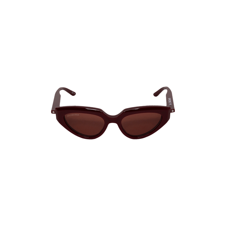 Balenciaga Inverted Cat Eye Sunglasses — Red