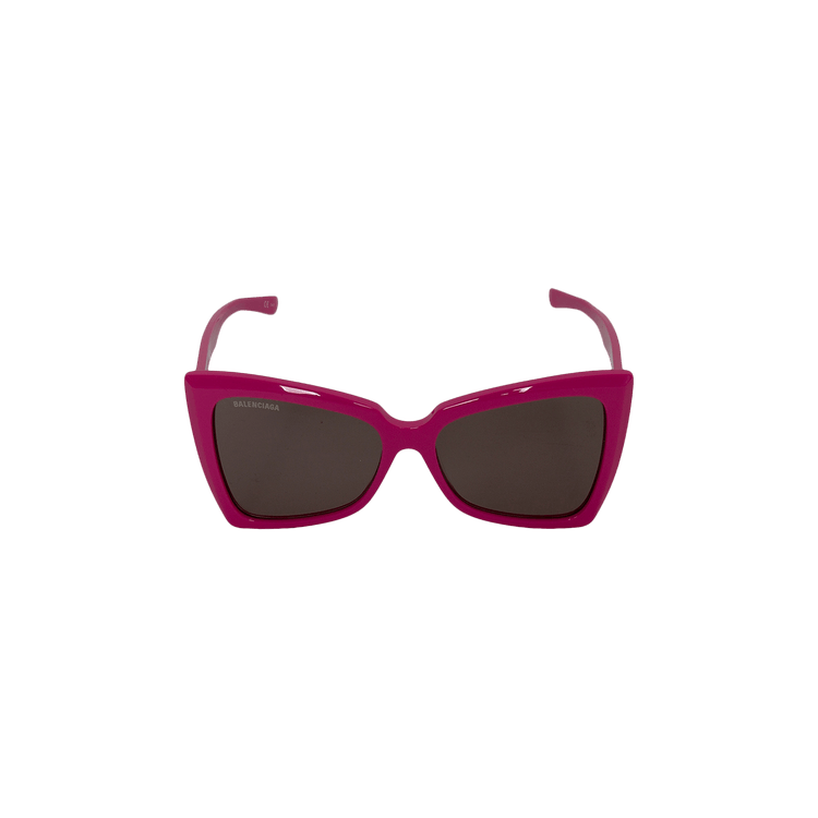 Balenciaga Modern Cat Eye Sunglasses — Purple