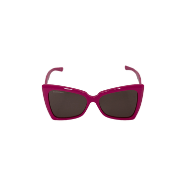 Balenciaga Modern Cat Eye Sunglasses — Purple