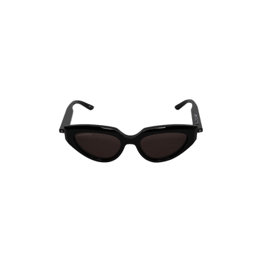 Balenciaga Inverted Cat Eye Sunglasses — Black