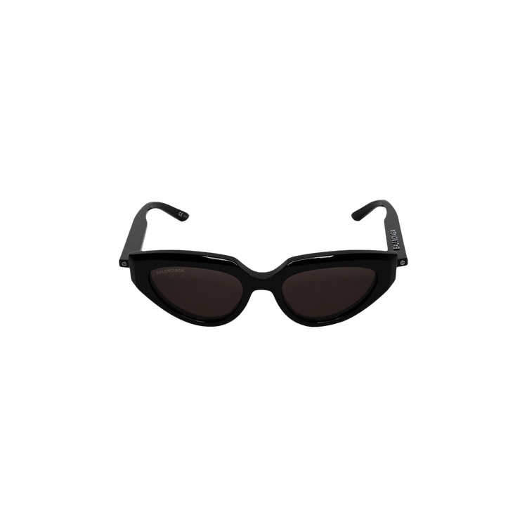 Balenciaga Inverted Cat Eye Sunglasses — Black