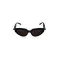 Balenciaga Inverted Cat Eye Sunglasses — Black