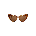 Saint Laurent Lou Lou Turtoise Sunglasses — Brown