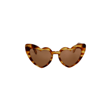 Saint Laurent Lou Lou Turtoise Sunglasses — Brown