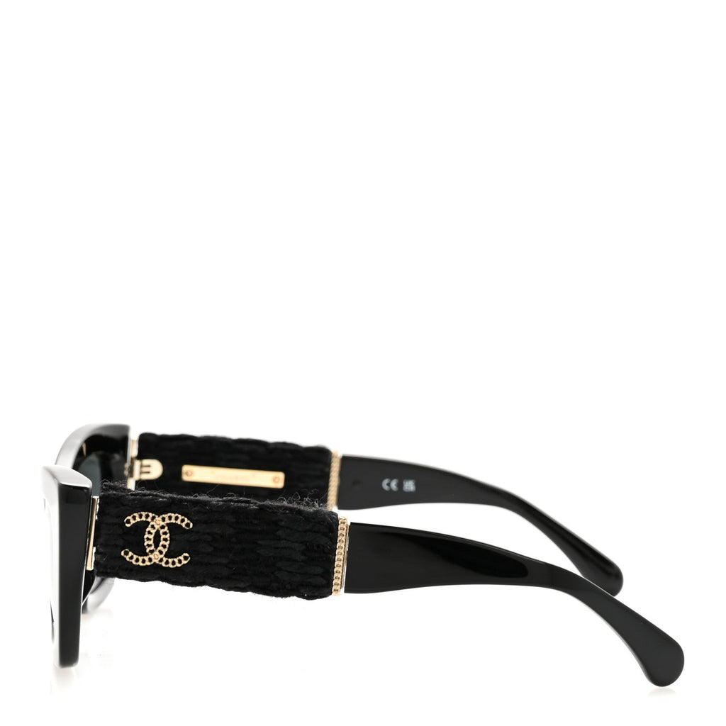 Chanel Cat-Eye Sunglasses — Black