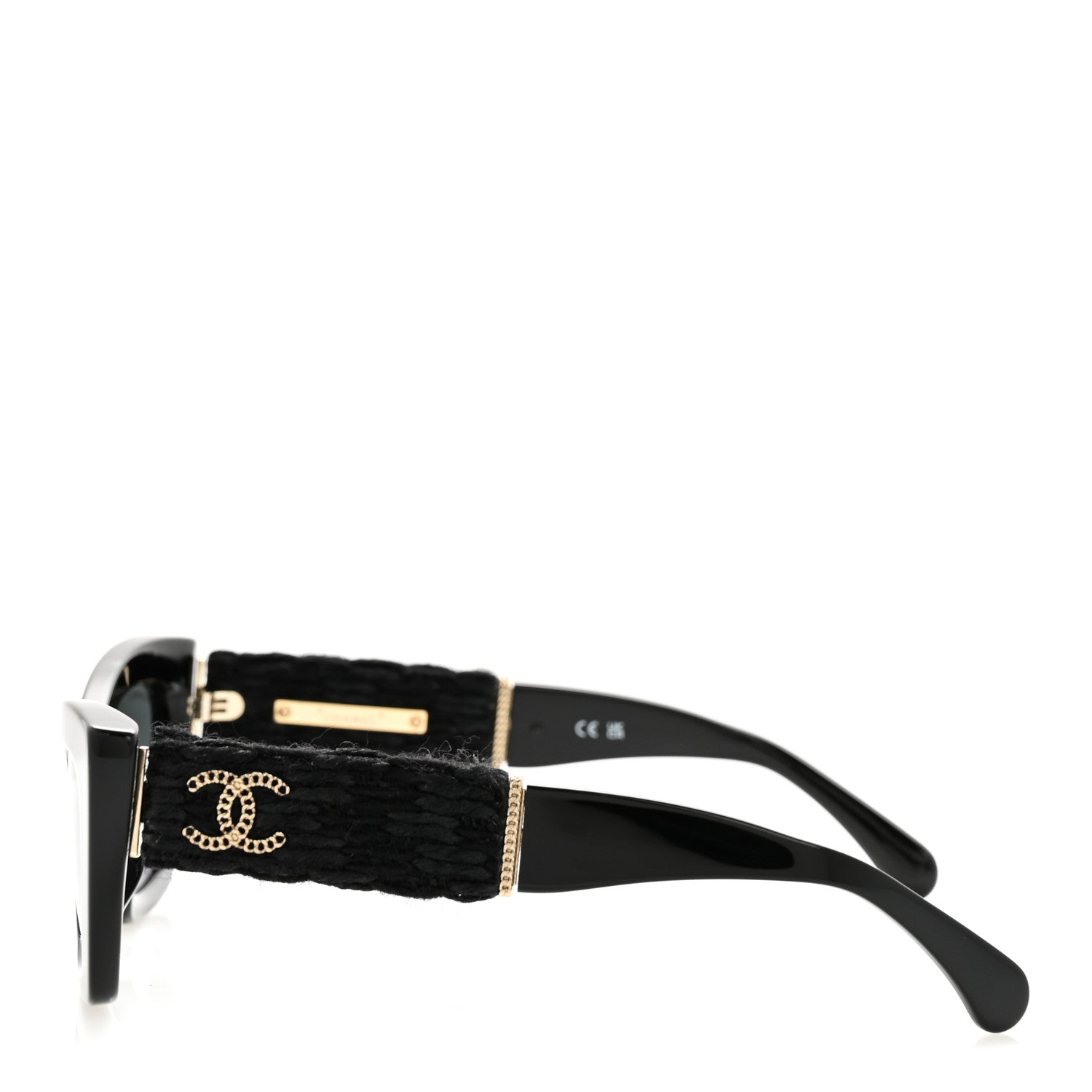 Chanel Cat-Eye Sunglasses — Black