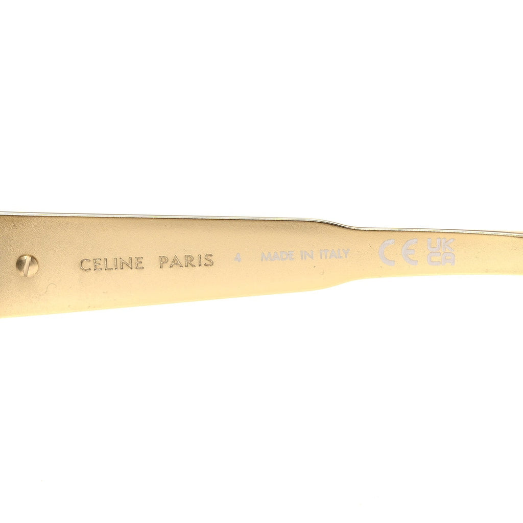 Celine Square Sunglasses — Green