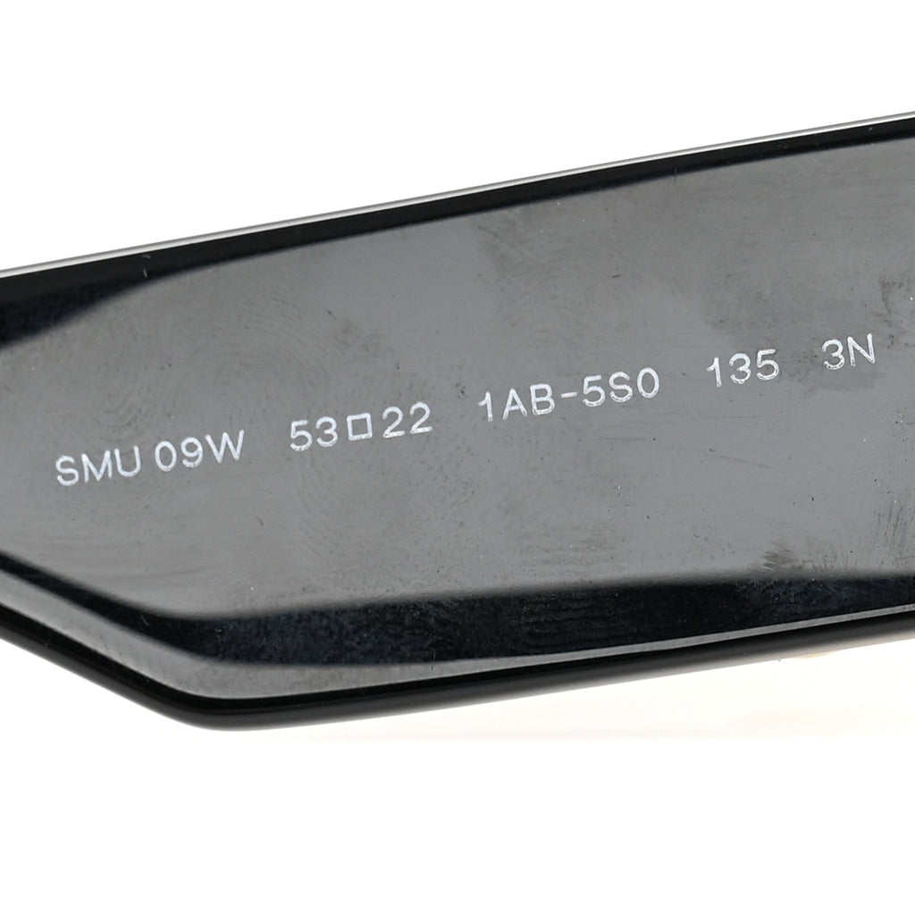Miu Miu Rectangle Sunglasses — Black SMU 09W
