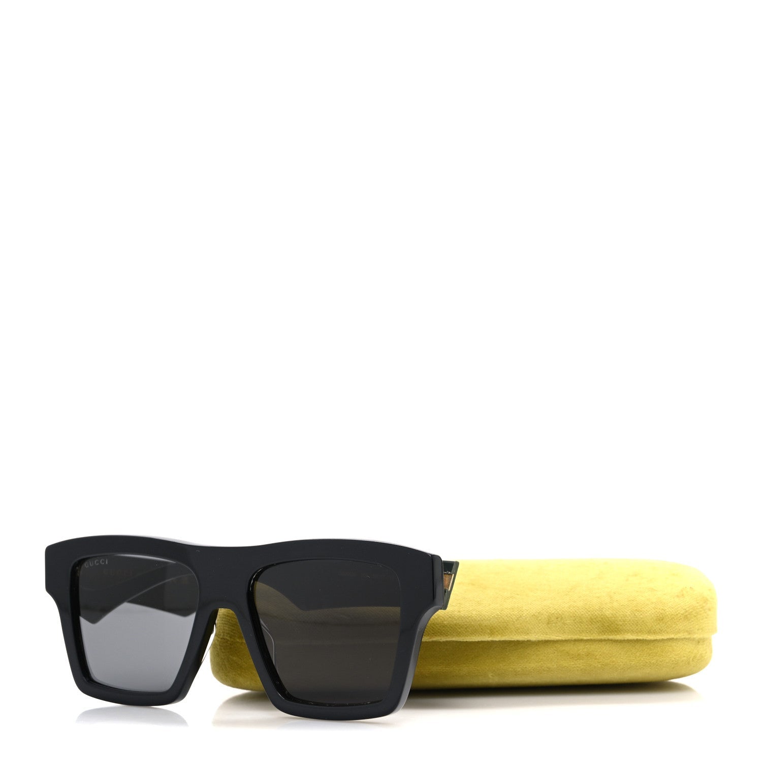 Gucci Rectangle Sunglasses — Black GG0962S