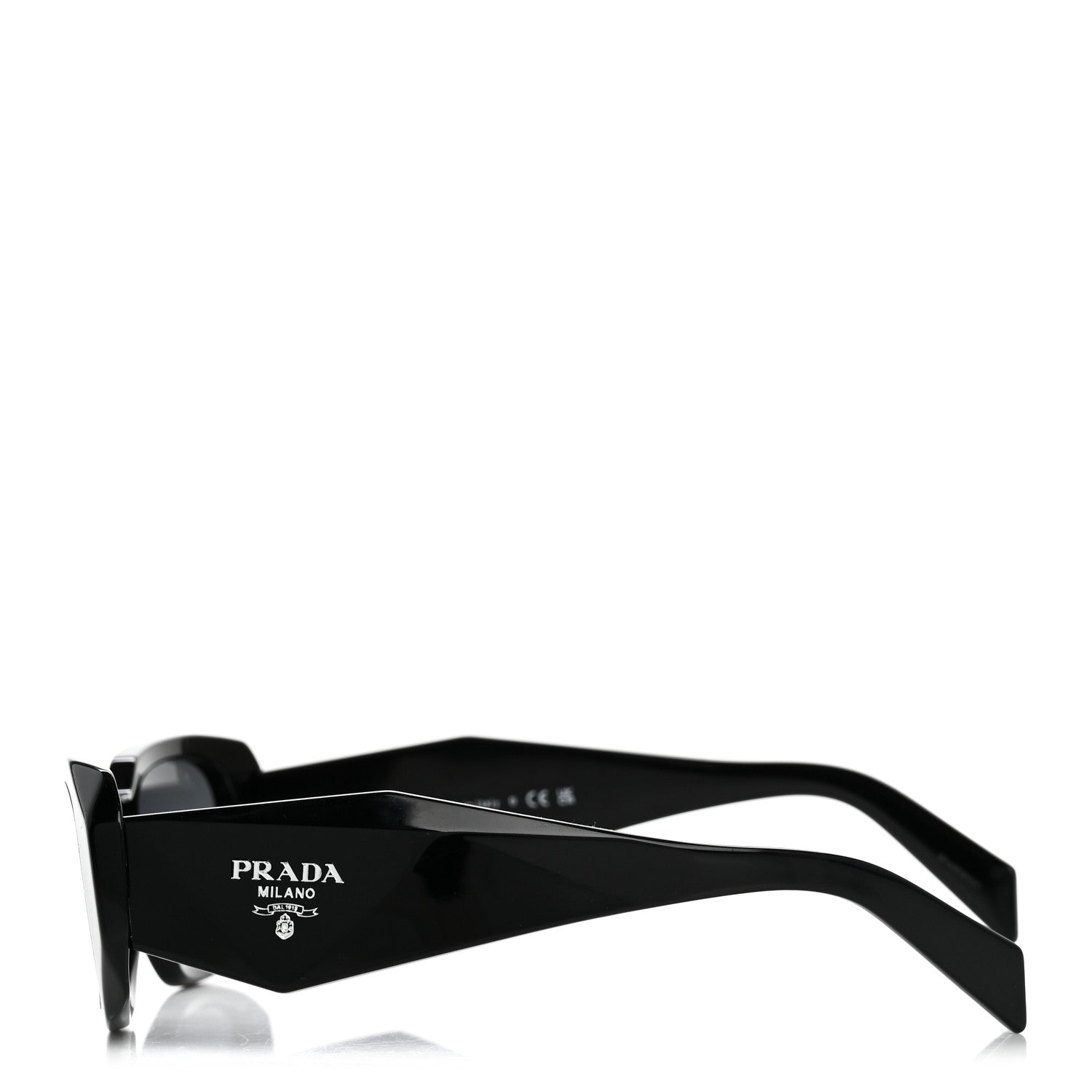 Prada Square Sunglasses — Black SPR 17W