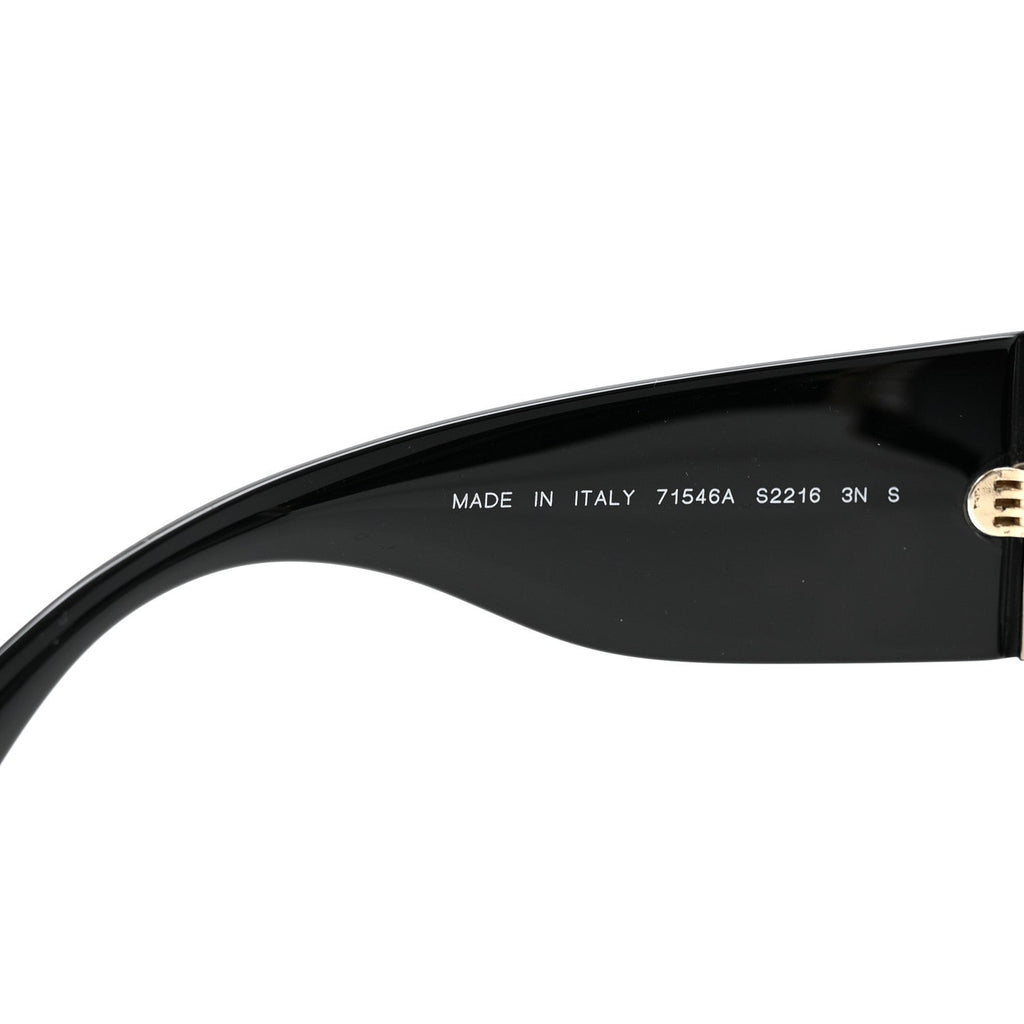 Chanel Rectangle Sunglasses — Black
