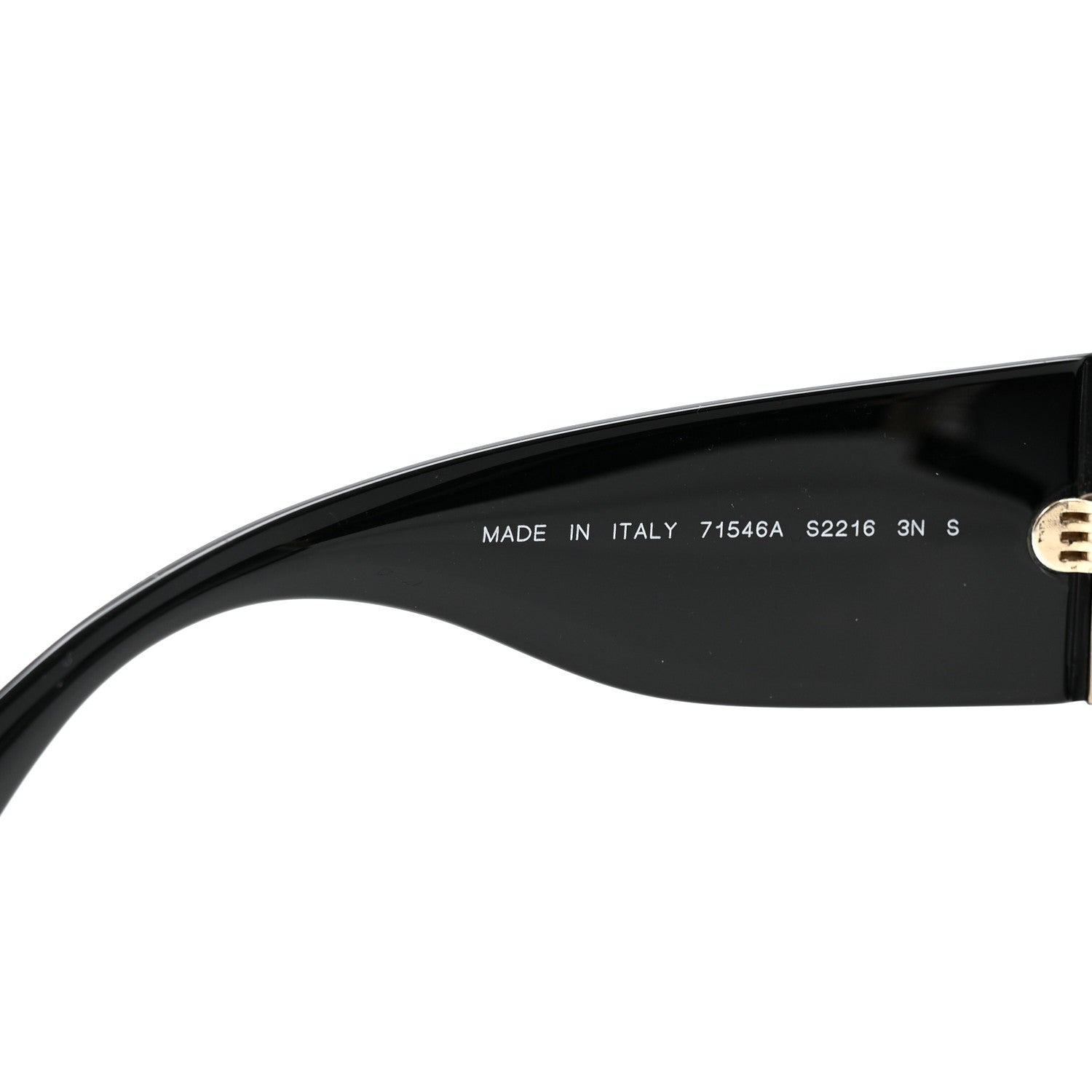 Chanel Rectangle Sunglasses — Black