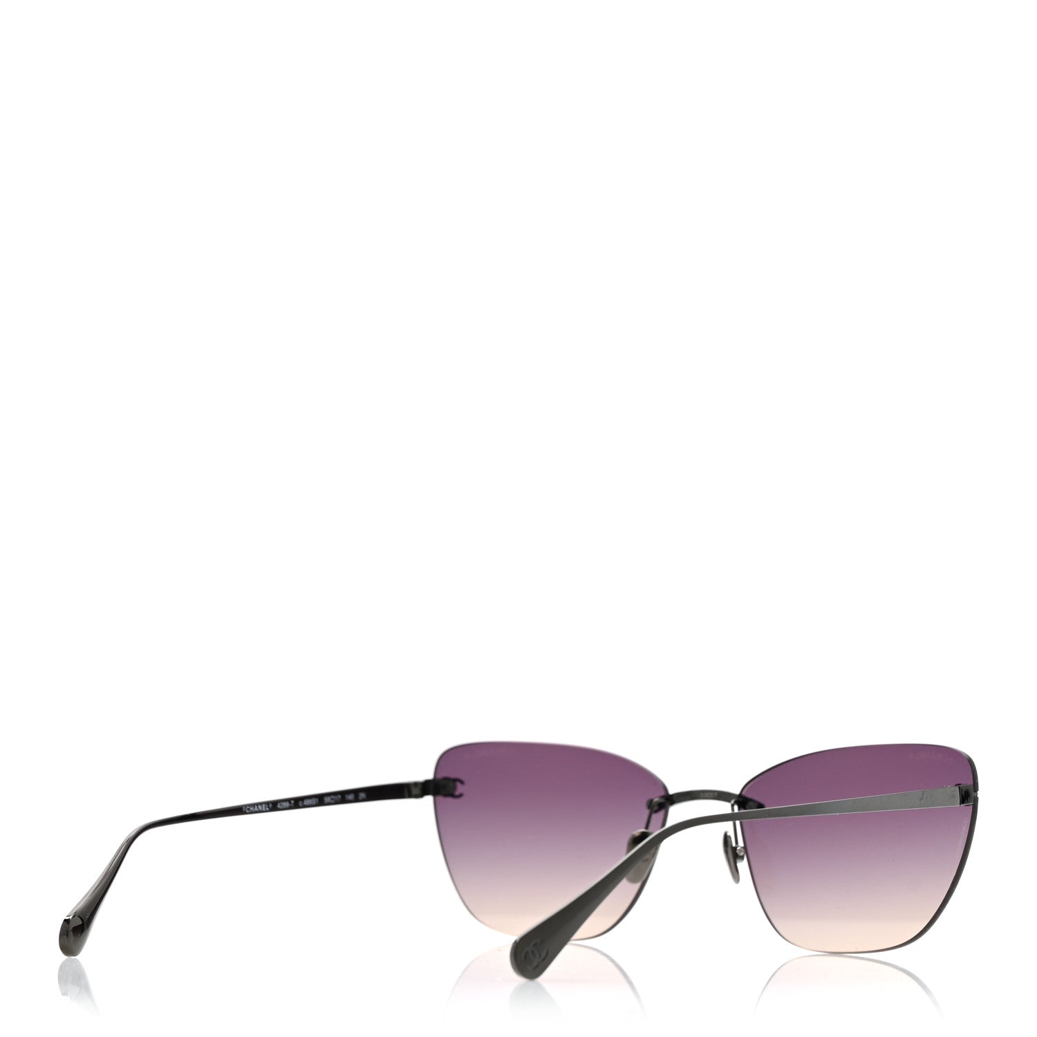 Chanel Cat-Eye Sunglasses — Black 4286-T