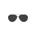 Bottega Veneta Aviator-Style Metal Sunglasses — Silver