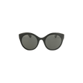 Gucci Round Oval Sunglasses — Black