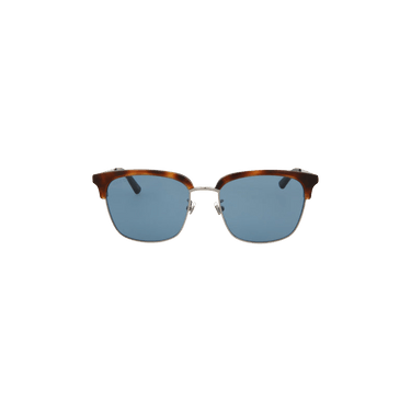 Gucci Rectangle-Frame Acetate Sunglasses — Blue