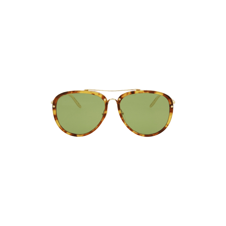 Gucci Aviator-Style Acetate Sunglasses — Brown
