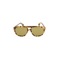 Gucci Aviator-Style Acetate Sunglasses — Tan