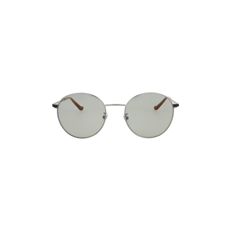Gucci Round-Frame Metal Sunglasses — Black