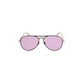 Gucci Aviator-Style Metal Sunglasses — Black