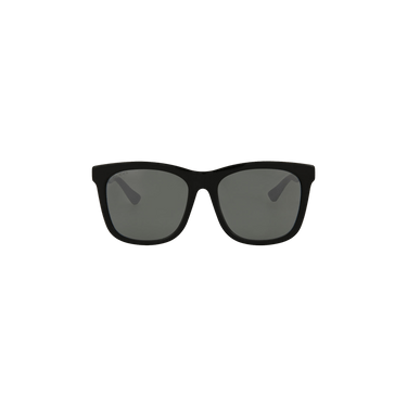 Gucci Square Acetate Sunglasses — Black