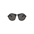 Prada Round-Frame Sunglasses — Black