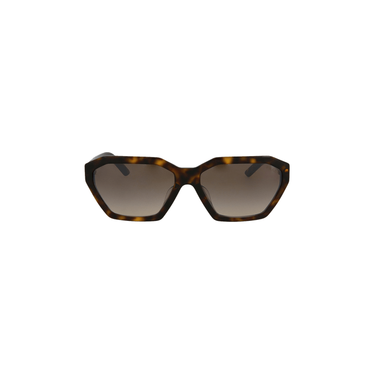 Prada Rectangle-Frame Sunglasses — Brown