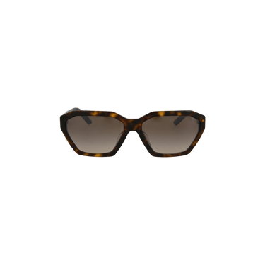 Prada Rectangle-Frame Sunglasses — Brown