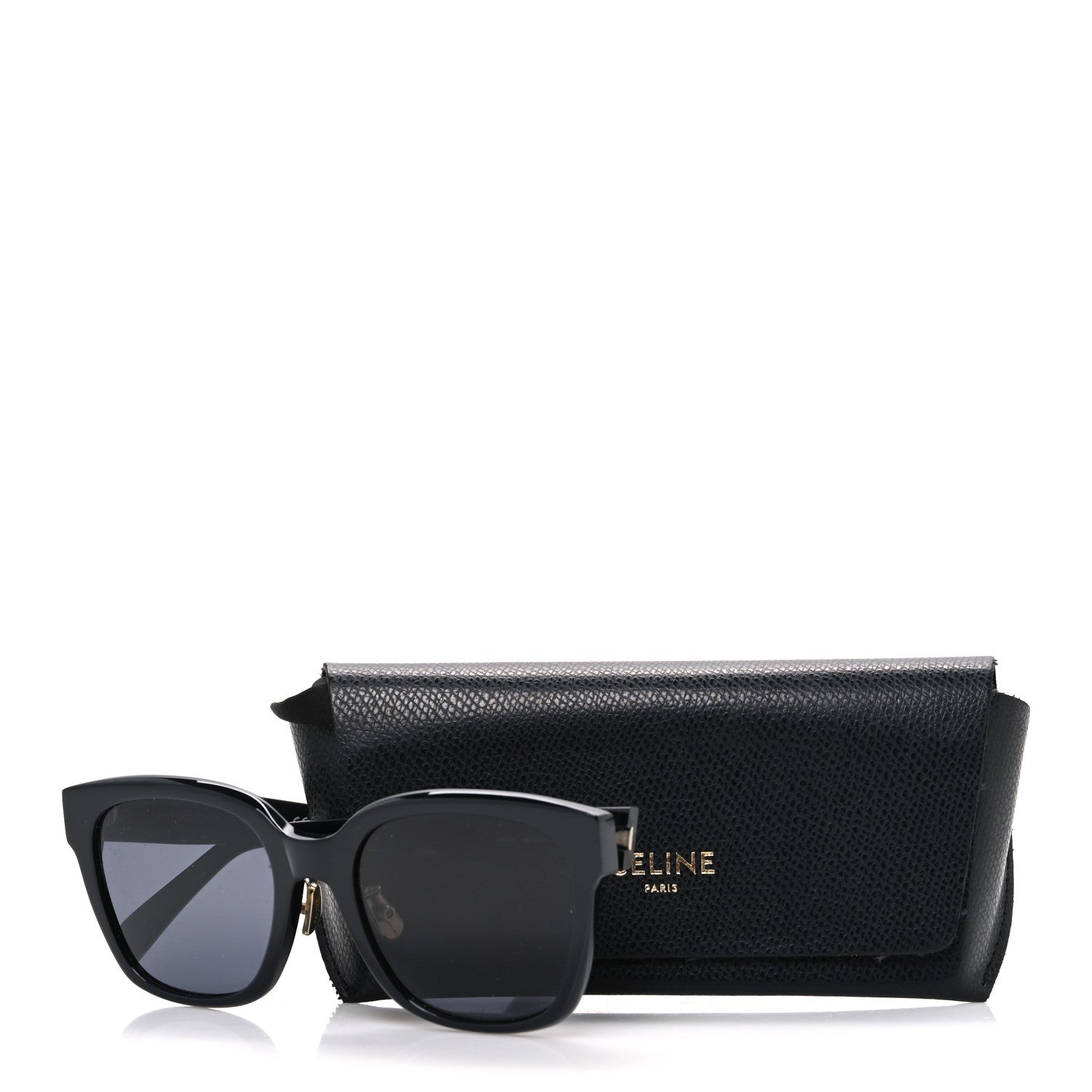 Celine Square Sunglasses — Black
