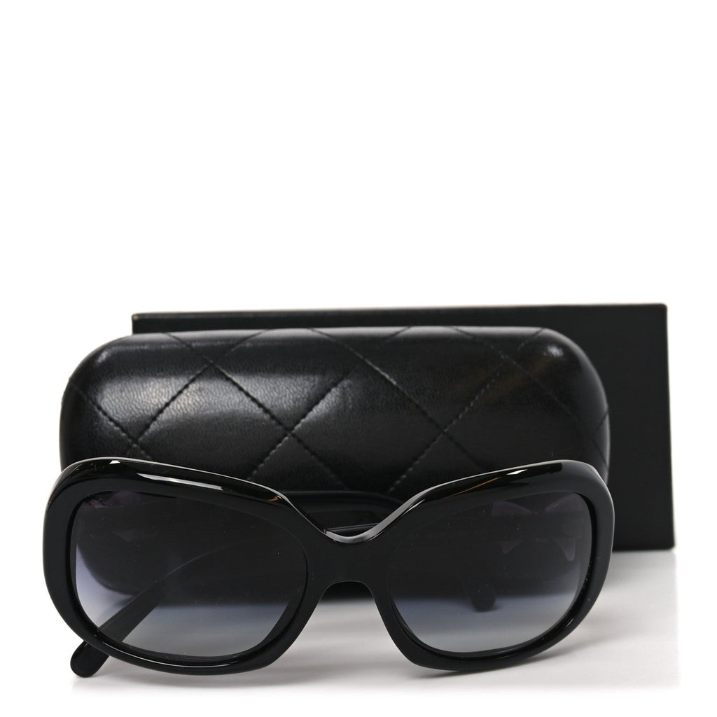 Chanel Square Sunglasses — Black