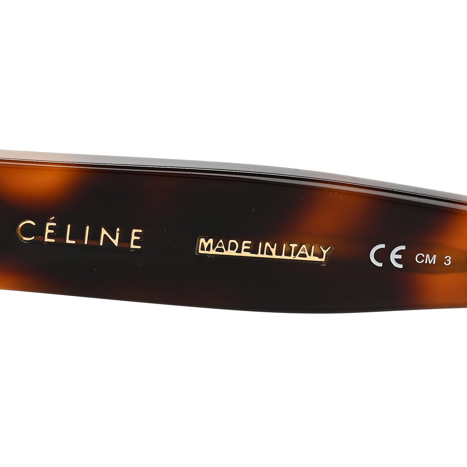 Celine Square Sunglasses — Tortoise